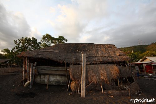 Salt Making at Kusamba - The shed